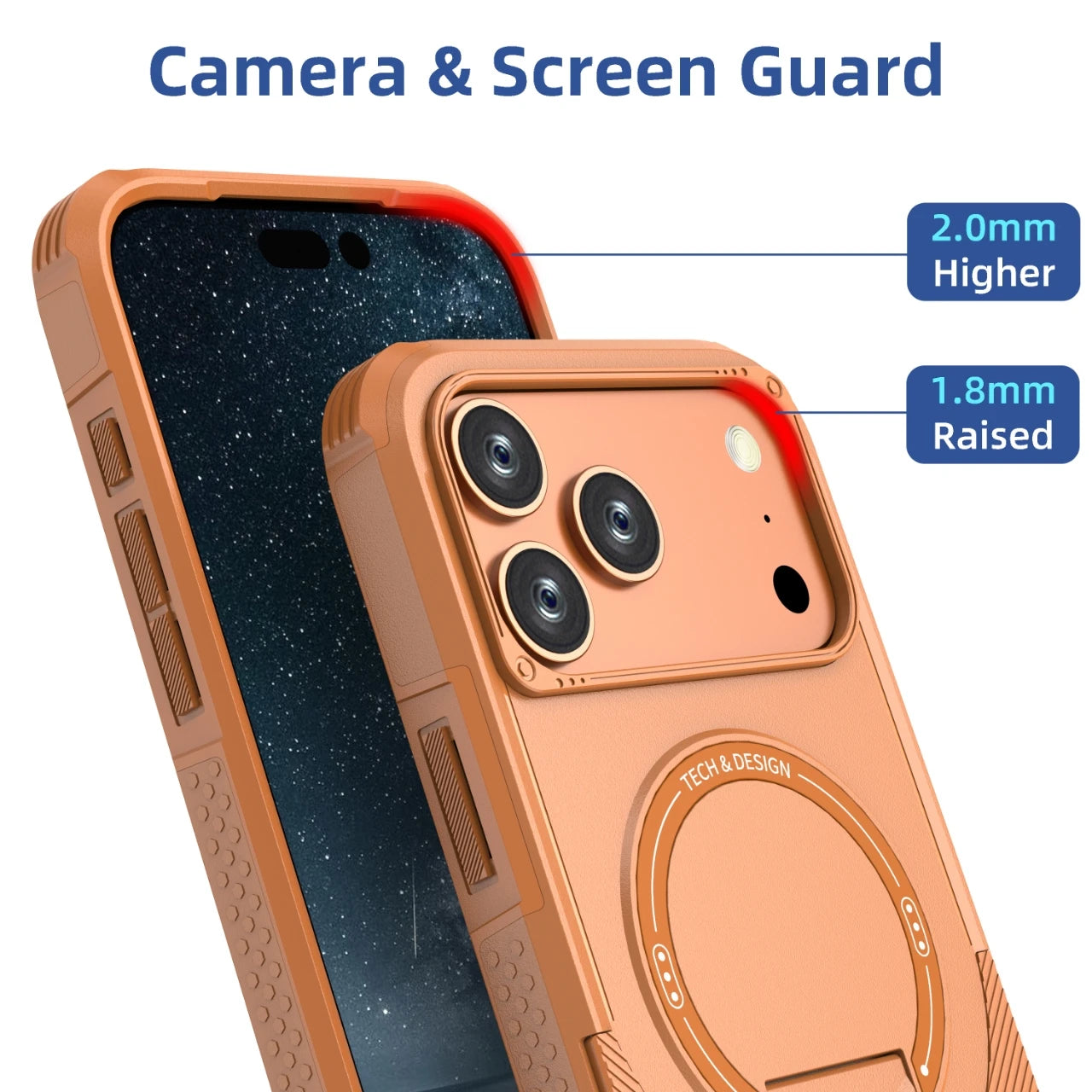 Military Protective Hard Armor Strong Case for Iphone 17 Pro Max Air 16 15 Iphone17 14 13 12 Pro Iphone16 Iphone15