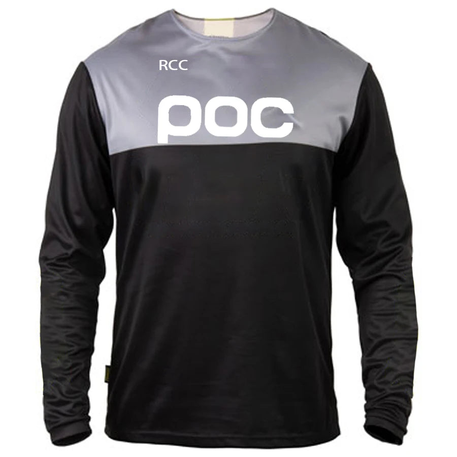 POC 2026 Men Cycling Motocross Jersey Downhil Mountain Bike DH Shirt MX Motorcycle Clothing Ropa for Boys MTB T-Shirts