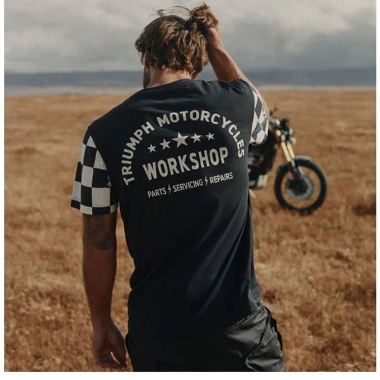 The Latest Summer Short Sleeved Motorcycle Riding Suit T-shirt Motorcycle Off-road Speed Conquer Men's Intentionally