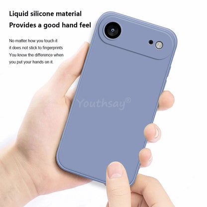 For iPhone 17 Air Case Liquid Silicone Plain Case For iPhone Air Cover TPU Anti-drop Phone Protector For iPhone 17 Pro Max Case