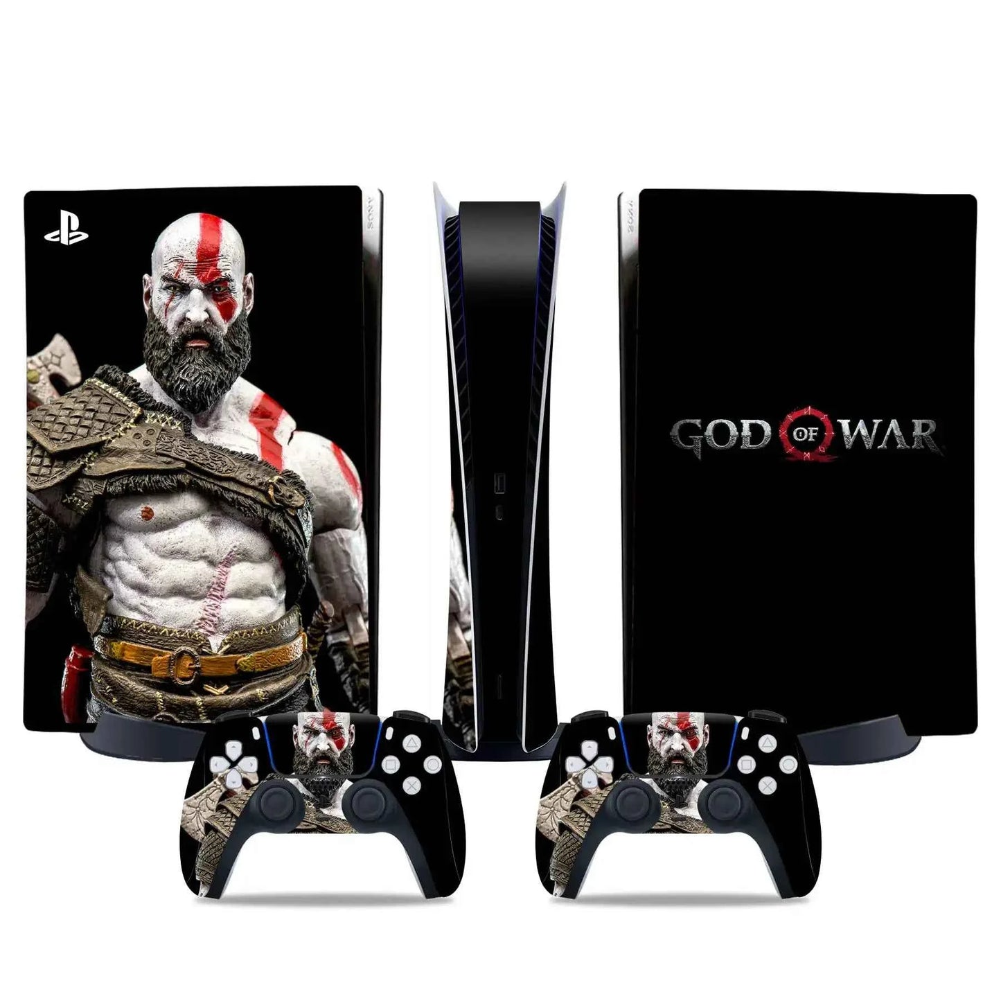 God war PS5 digital edition Skin Sticker Decal Cover for PS5 digital Console and 2 Controllers PS5 Skin Sticker
