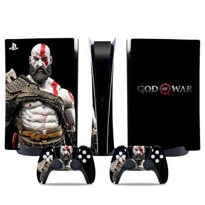 God war PS5 digital edition Skin Sticker Decal Cover for PS5 digital Console and 2 Controllers PS5 Skin Sticker