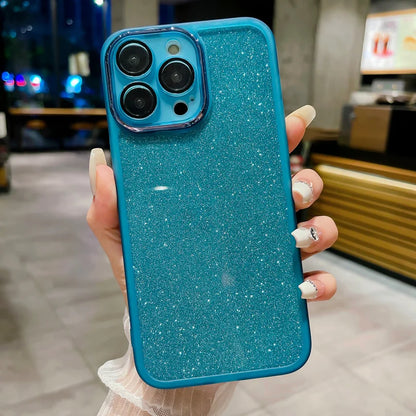 Glitter Plating Frames Phone Case For Xiaomi 11T 12 12T 13 13T Lite Pro 11i Series 5G 12X Civi2 Shockproof Soft TPU Clear Cover