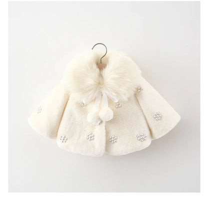 2023 Newborn baby girl clothes floral hooded cotton-padded jacket outerwear for 1 year baby birthday clothing girls outfits coat