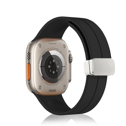 Magnetic Strap For Apple watch ultra 2 band 49mm Silicone Bracelet iWatch Series 9 7 8 6 5 4 3 se 44mm 45mm 40mm 41mm 42mm 38mm