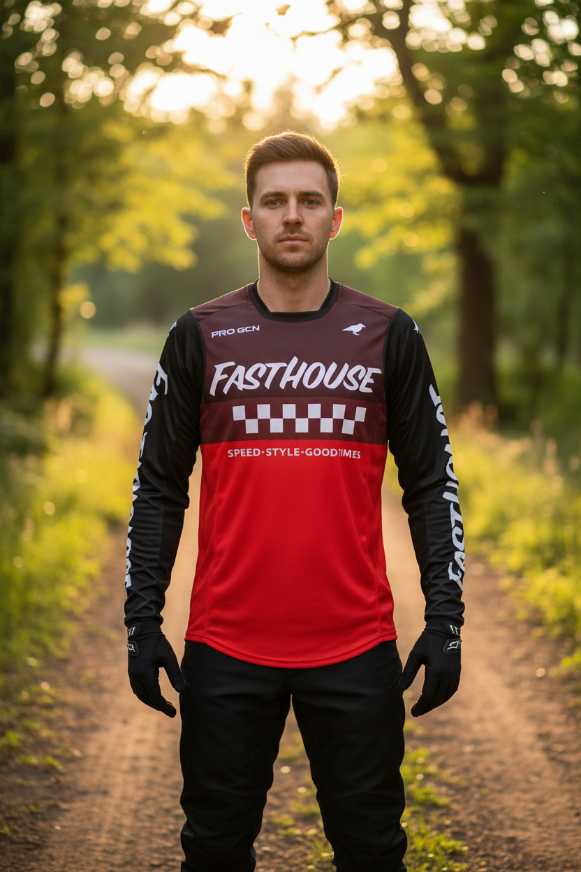 Men's Off-Road Mountain Motocross Downhill MTB Jersey
