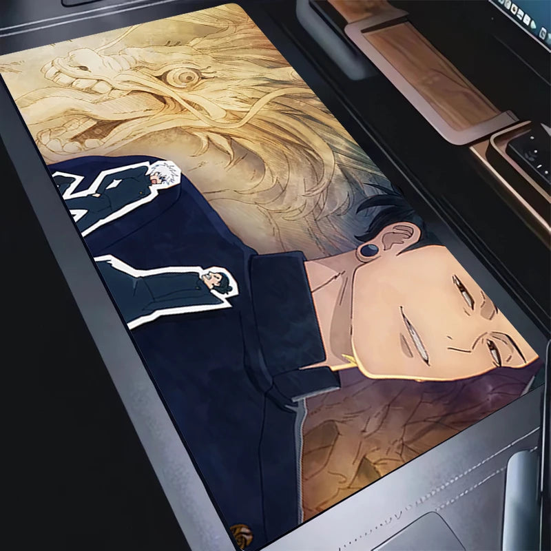 Mouse Pad Jujutsu Kaisen Geto Non-Slip Large Gaming Rubber Mouse Computer Keyboard Mats Game player accessories PC carpet XL XXL