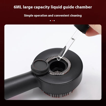 Electric Massage Comb Vibration Hair Massage Scalp Brush Red Light Hair Growth Massager Liquid Oil Applicator Anti Hair Loss