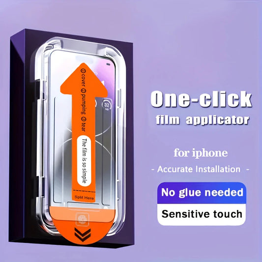 Tempered Glass Screen Protector For iPhone 16 15 14 13 12 11 Pro Max 16e Protective Film iPhone16 Pro Max XR X XS Max 7 8 16Plus
