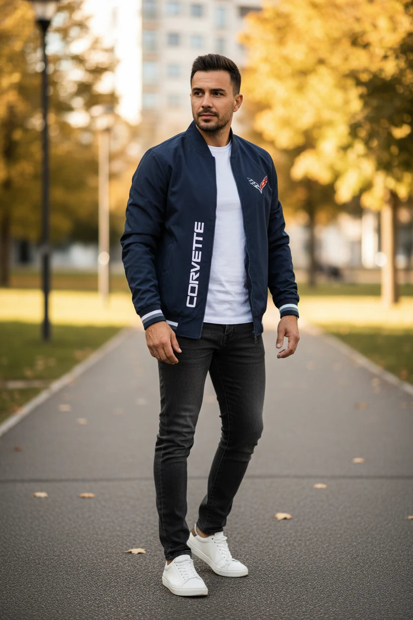 Men's brand logo printed baseball breathable pilot autumn hot selling outdoor sports jacket 2024 new model