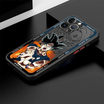 Case for iPhone 14 XR 11 XS 11 Plus 16 13 Mini 8 7 SE 15 Pro MAX 12 Soft Edge 16 Plus 14Pro 12Pro Cool Anime Goku