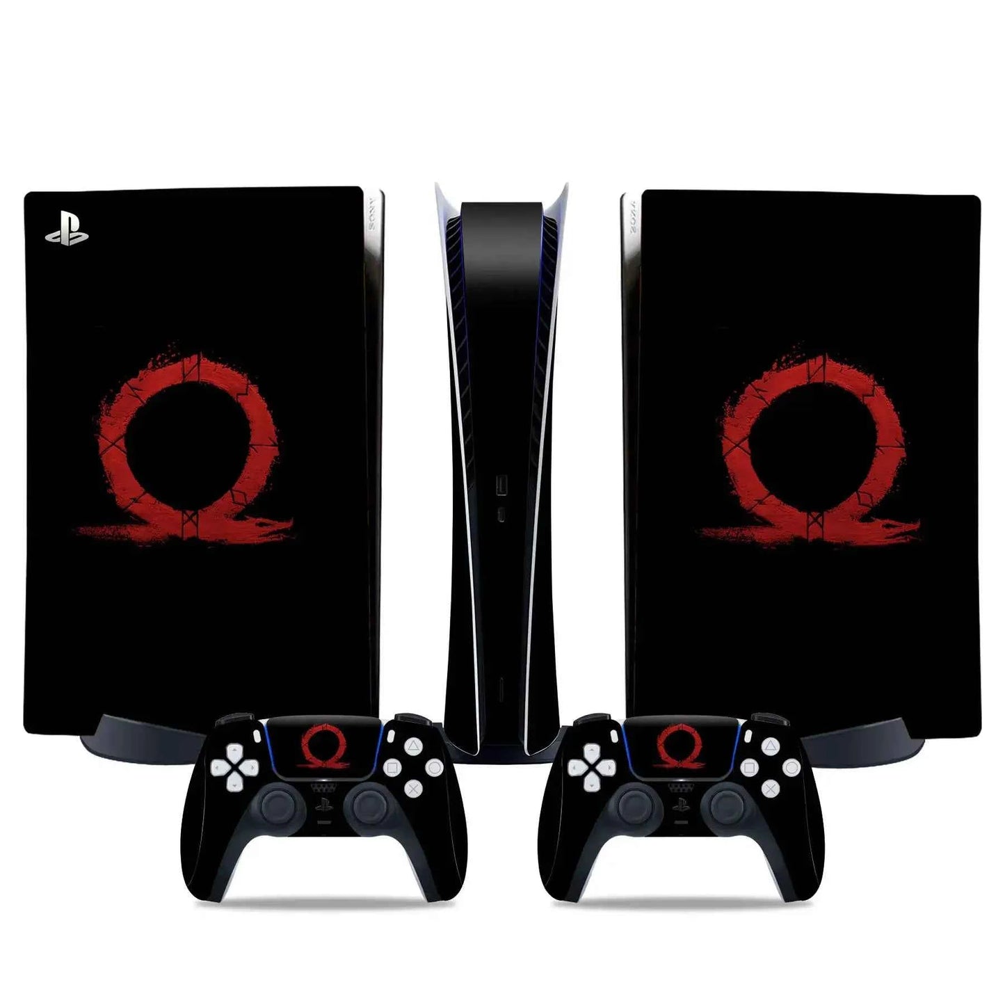 God war PS5 digital edition Skin Sticker Decal Cover for PS5 digital Console and 2 Controllers PS5 Skin Sticker