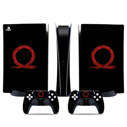God war PS5 digital edition Skin Sticker Decal Cover for PS5 digital Console and 2 Controllers PS5 Skin Sticker