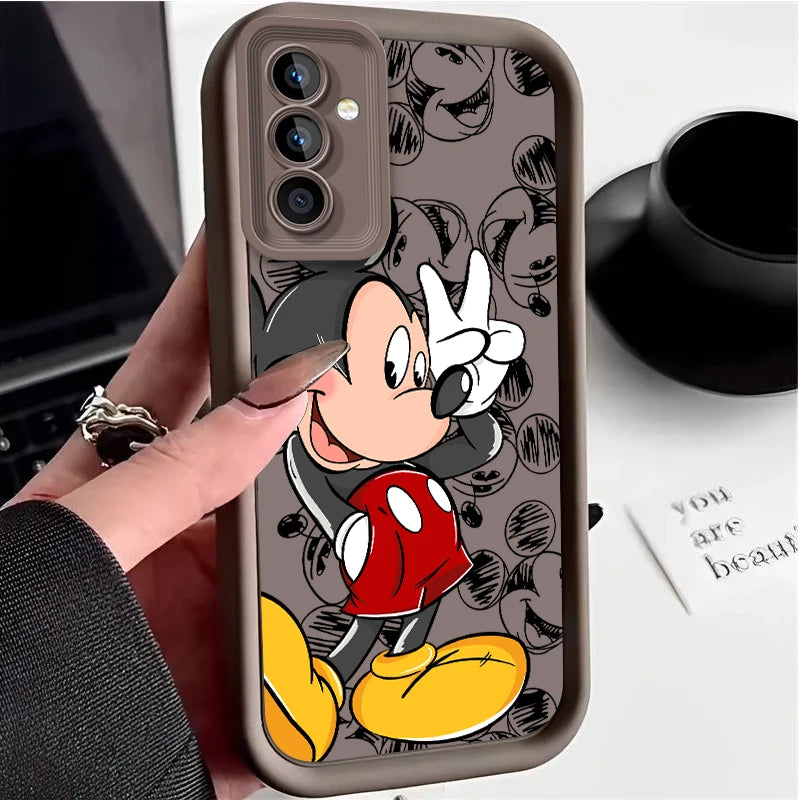 Cartoon Case for Samsung Galaxy S24 S23 S22 S21 Ultra Plus S20 FE A54 A53 A52 A52S A51 A50 A50S A34 A33 A32 5G 4G Cover