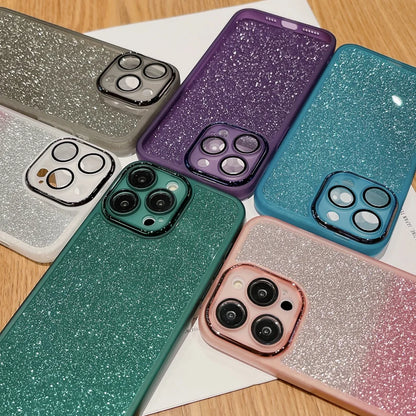 Glitter Plating Frames Phone Case For Xiaomi 11T 12 12T 13 13T Lite Pro 11i Series 5G 12X Civi2 Shockproof Soft TPU Clear Cover
